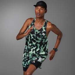 Own the Run 3-Stripes Allover Print Singlet