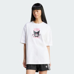 adidas Originals x Hello Kitty Kuromi Graphic Oversized Tee