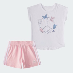 Cotton French Terry Shorts Set