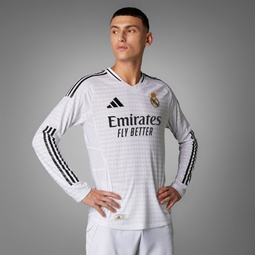 Real Madrid 24u002F25 Long Sleeve Home Authentic Jersey