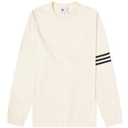 Adidas Long Sleeve Neuclassics T-Shirt Wonder White & Black
