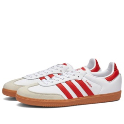 Adidas Samba OG Ftwr White, Solar Red & Off White