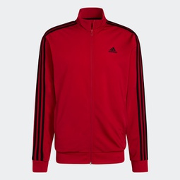 mens essentials warm-up 3-stripes track jacket