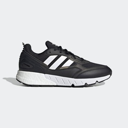 mens zx 1k boost 2.0 sneaker - medium width in black/black/white