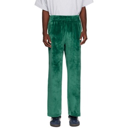 Green Drawstring Sweatpants 241751M191000