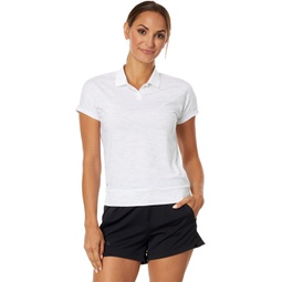 Womens adidas Golf Go-To Printed Polo Shirt