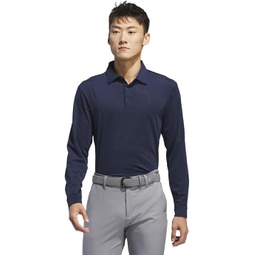 Mens adidas Golf Core Long Sleeve Polo
