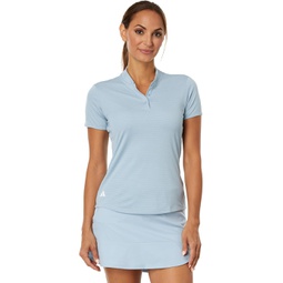 Womens adidas Golf Essentials Dot Polo Shirt
