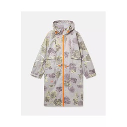 Truecasuals Carnation Print Long Parka Coat