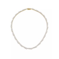 Bubbly Bubble 18K-Gold-Plated & Cubic Zirconia Collar Necklace