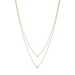 Nolita 18K Goldplated & Cubic Zirconia Layered Necklace