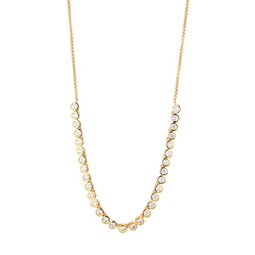 Jordan 18K Goldplated & Cubic Zirconia Necklace