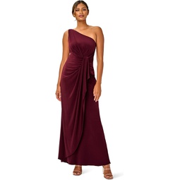 Adrianna Papell One Shoulder Jersey Dress