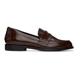 Brown Oscar Loafers 241454F121000