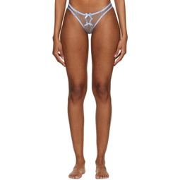 Blue Lorna Party Ouvert Briefs 231281F074009
