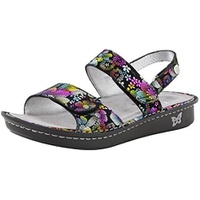 Alegria Women Verona - Timeless Comfort, Arch Support and Travel Style - Casual Sport Slide for Everyday Elegance - Lightweight Ankle Strap Leather Sandal
