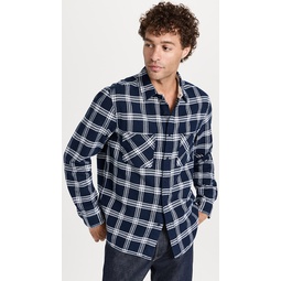 Chore Shirt In Flannel Navy