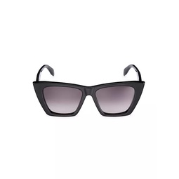 Signature 54MM Cat Eye Sunglasses