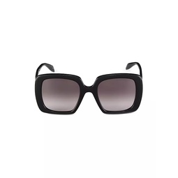 Seal Logo 54MM Square Acetate Sunglasses