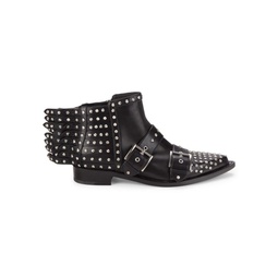 Studded Leather Boots