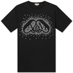 Alexander McQueen Exploded Charm Print T-Shirt Black & White