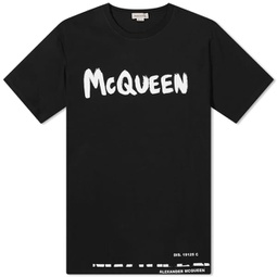 Alexander McQueen Grafitti Logo Tee Black & Mix