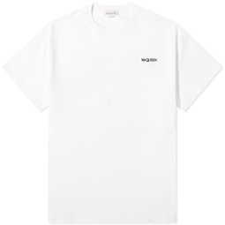 Alexander McQueen Embroidered Logo T-Shirt White