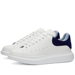 Alexander McQueen TPU Heel Tab Oversized Sneaker White, Navy & Black