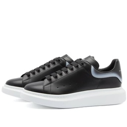 Alexander McQueen Degrade Heel Oversized Sneaker Black & Silver