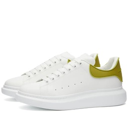 Alexander McQueen TPU Heel Tab Oversized Sneaker White, Khaki & Lime