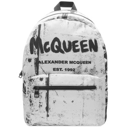 Alexander McQueen Metropolotan Backpack Black & White