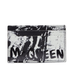 Alexander McQueen Jacket Print Card Holder Black & White