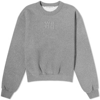 Alexander Wang Glitter Essential Terry Sweater Nine Iron
