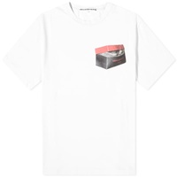 Alexander Wang T-Shirt With Shoebox Graphic Gunsmoke
