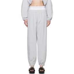 Gray Pre-Styled Lounge Pants 241187F086000