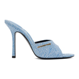 Blue Lucienne Heeled Sandals 232187F125025