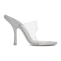 Silver Nudie 105 Heeled Sandals 232187F125015