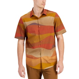 Mens Terrain Short Sleeve Button Front Shirt