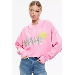 Sunny Boxy Cropped Hoodie