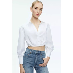 Trudy Cropped Button Down
