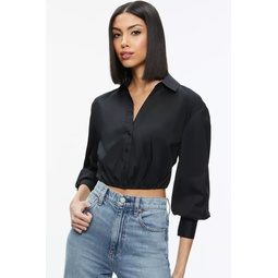 Trudy Cropped Button Down