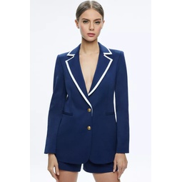 Breann Long Fitted Two Button Blazer