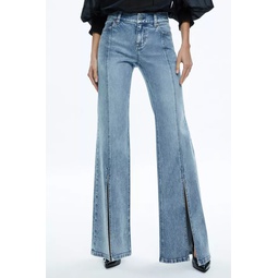 Sedona Low Rise Center Front Slits Flare Jean
