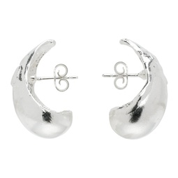 Silver The Abundant Dream Hoop Earrings 241137F022002