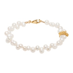 White & Gold The Calliope Bracelet 241137F020000
