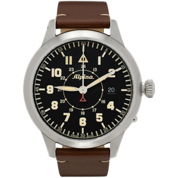 Brown Startimer Pilot Heritage Automatic Watch 241224M165009