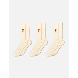 Three Pack Ami de Coeurs Socks