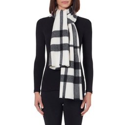 Exploded Plaid Cashmere Scarf