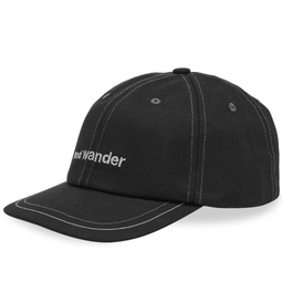 and wander Cotton Twill Cap Black