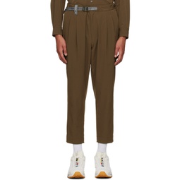 Brown Light W Cloth Trousers 232817M192001